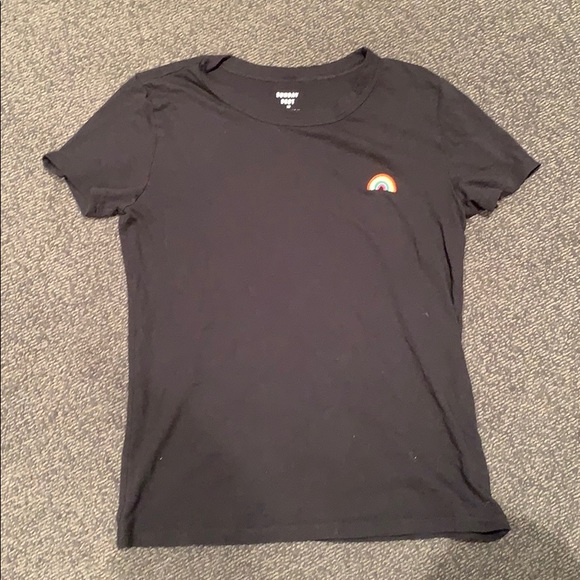 Aritzia Rainbow Embroidered T-Shirt - Picture 2 of 5